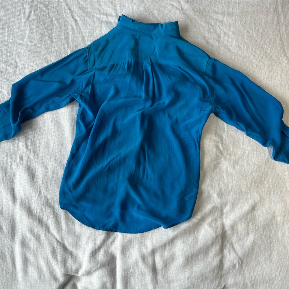 Vibrant Blue Long Sleeve Top